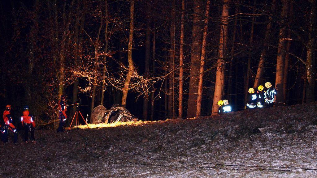 Pkw-Absturz in St. Johann