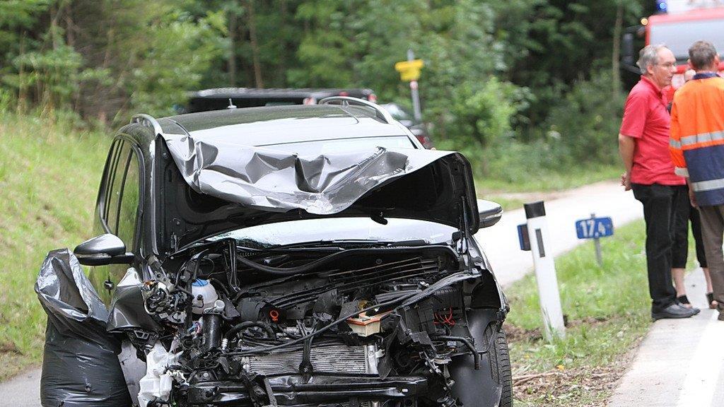 Bilder vom Horrorcrash in Hof