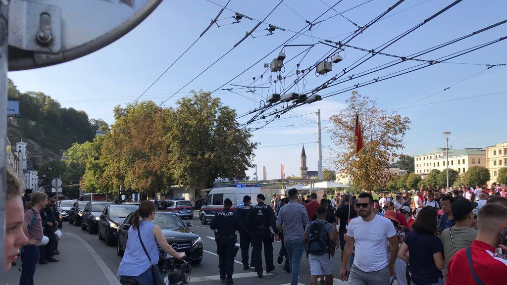 Red Bull Salzburg - Roter Stern Belgrad: Fans in der Altstadt I