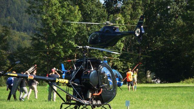 Die HeliDays lockten am Wochenende hunderte Besucher zum Flachberg bei Gmunden.