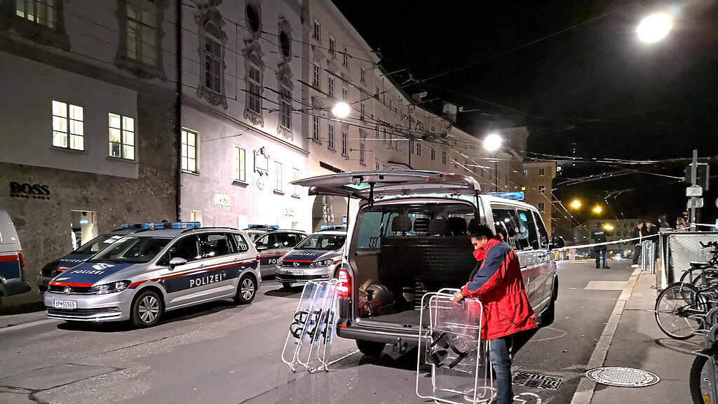 Einsatz Rudolfskai, Salzburg
