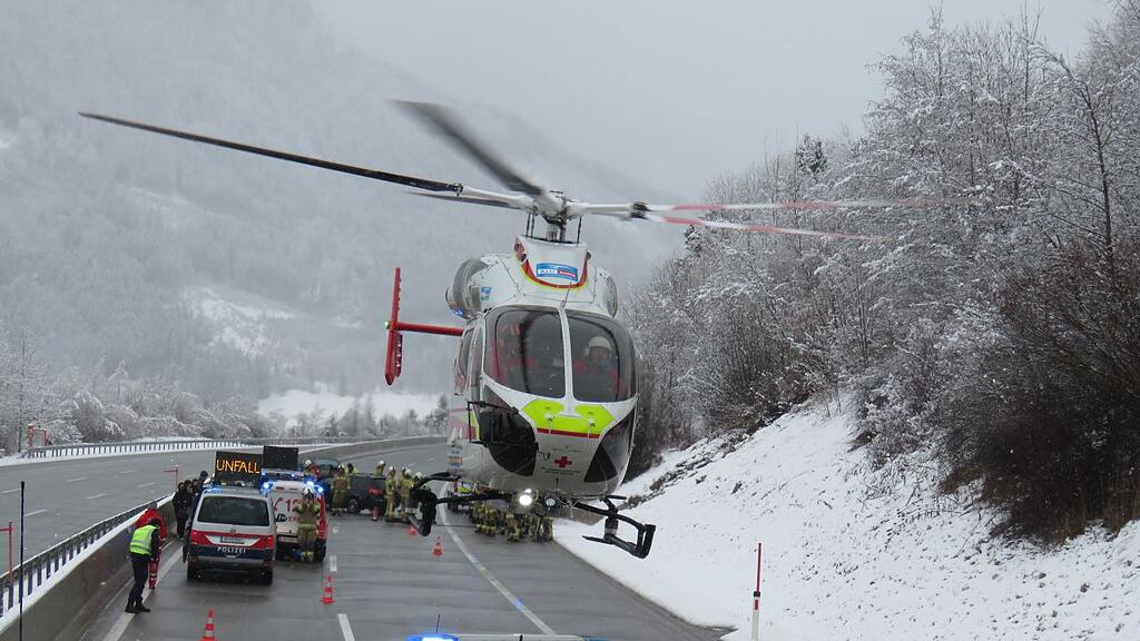 Unfall A10 Pongau