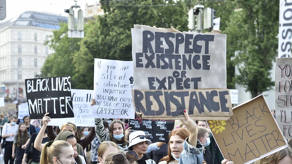 Kundgebung "#BLACKLIVESMATTER"