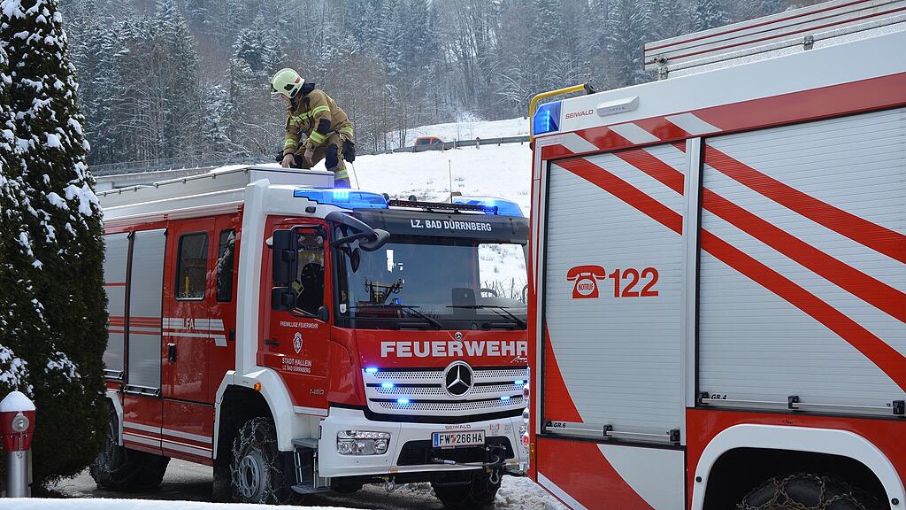 Rettungsaktion Hallein