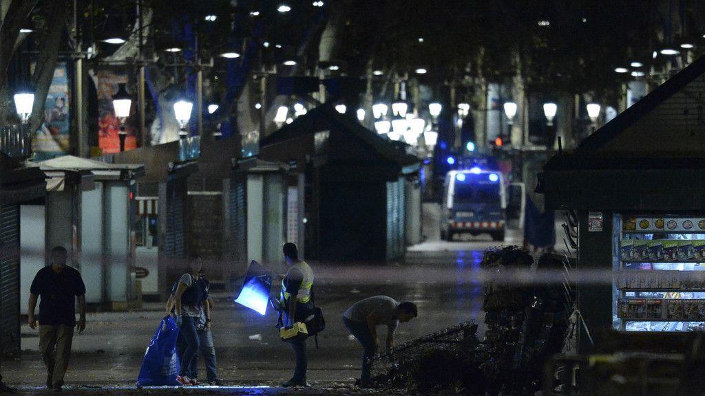 Terror in Barcelona: Bilder aus der Nacht