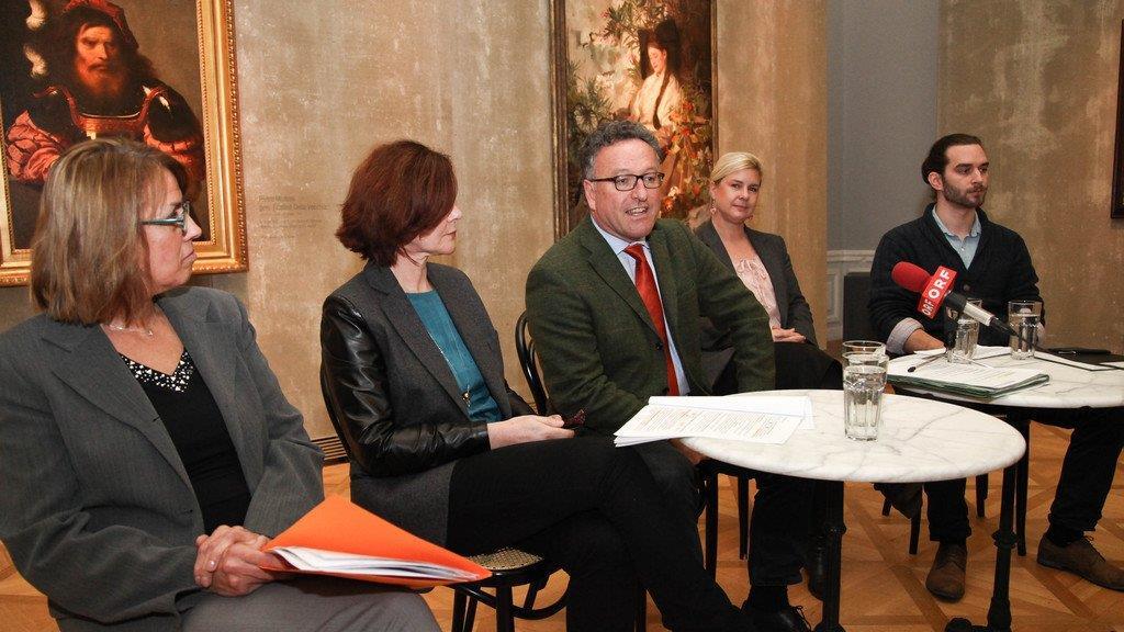Pressekonferenz in der Residenzgalerie