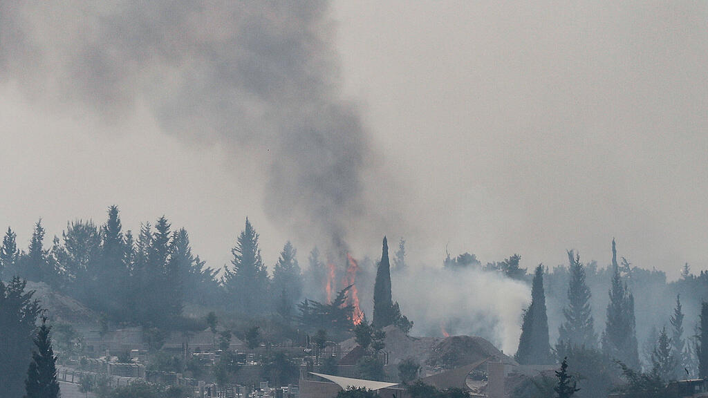 Israel, Feuer, Waldbrand