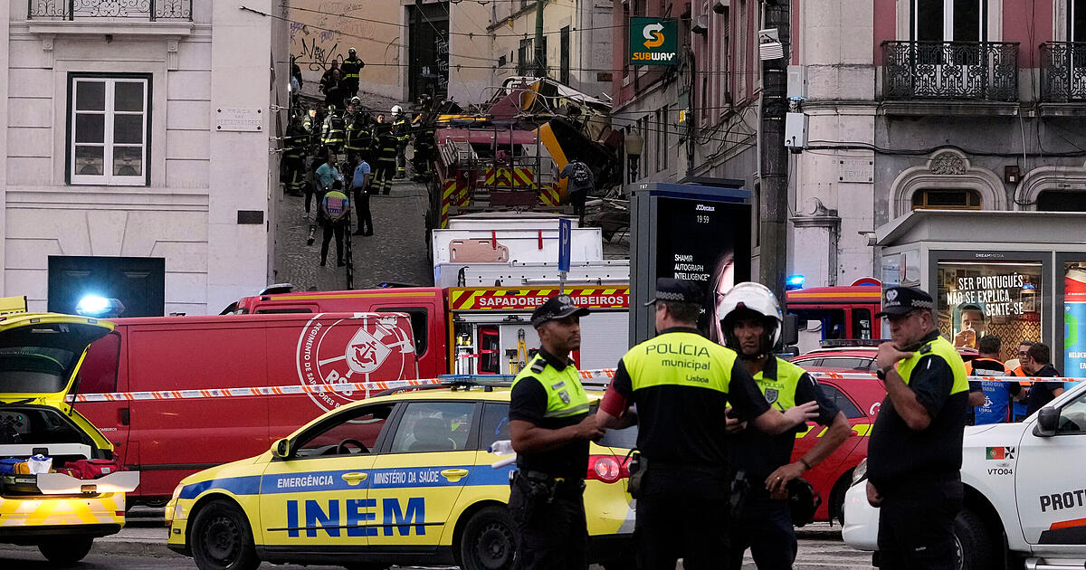 04. September 2025 - Seilbahnunglück in Lissabon: 16 Tote und 21 Verletzte, nationaler Trauertag in Portugal