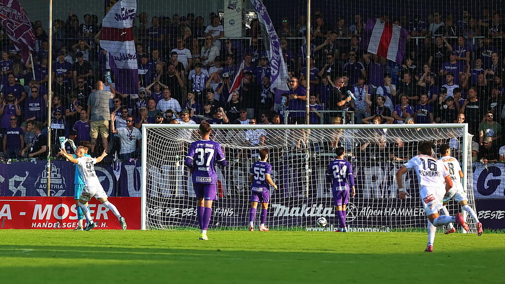 Austria Salzburg gegen Austria Klagenfurt