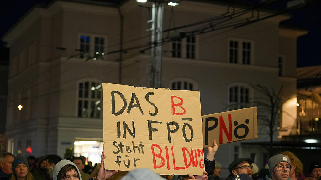"Demo gegen Rechts" in Salzburg-Stadt