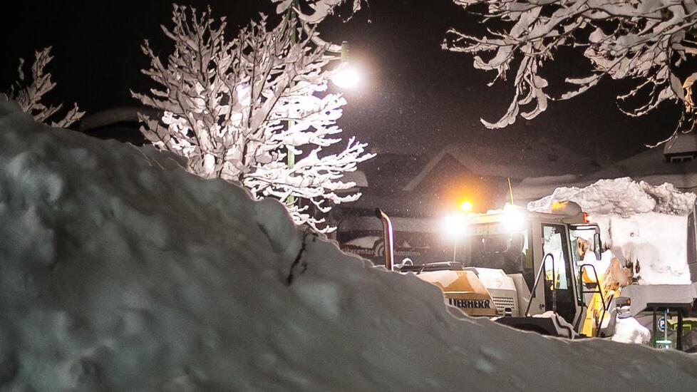 Schneemassen in Matrei und Lienz