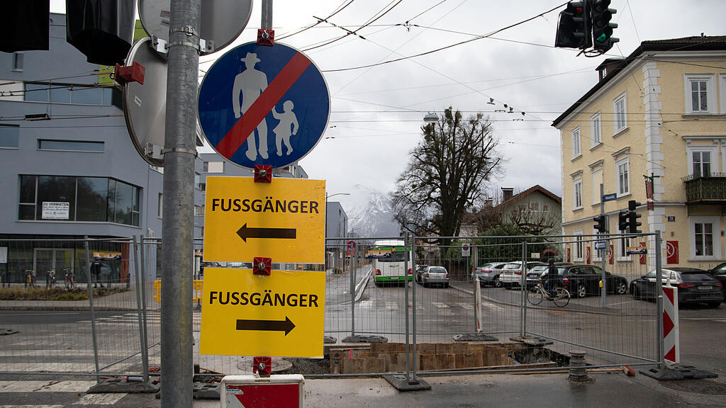 Bauarbeiten in der Neutorstraße
