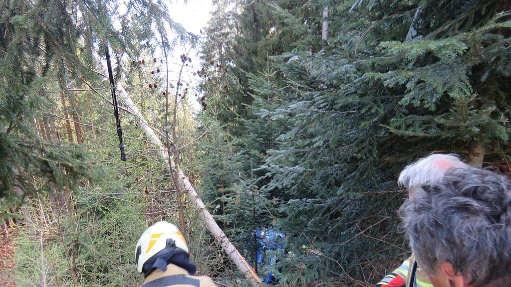 Auto-Absturz in Pfarrwerfen