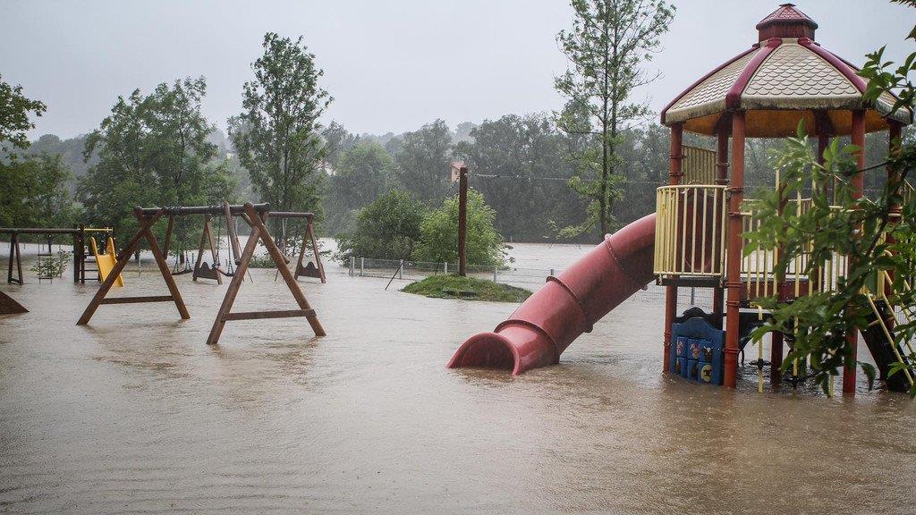 Hochwasser Hochburg-Ach (OÖ)