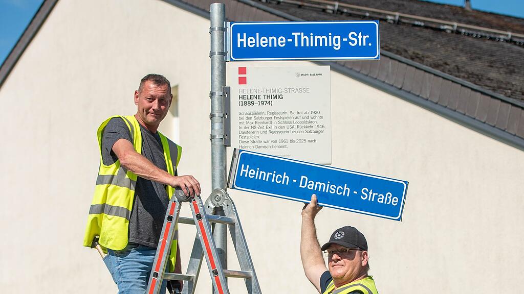 NS-Straßennamen: Erste Umbenennung in Salzburg