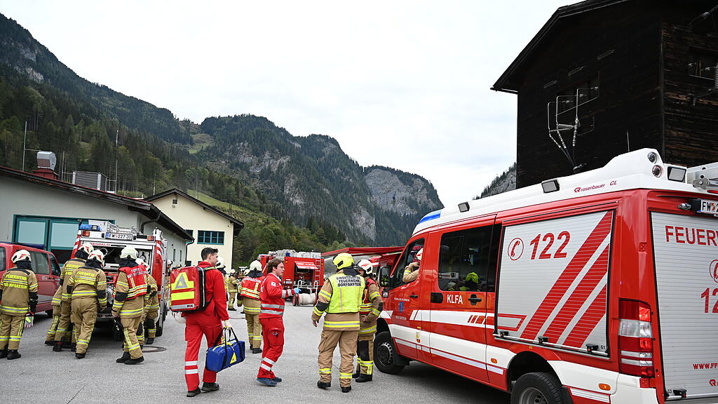 Großübung Feuerwehren Gasteinertal