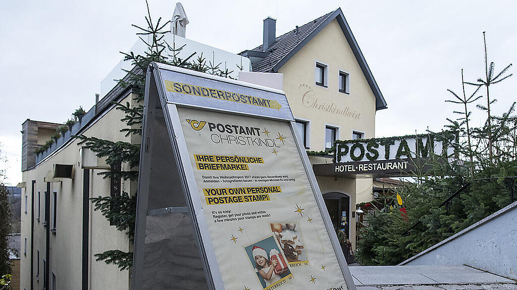 Das Postamt findet man im Wallfahrtsort Christkindl