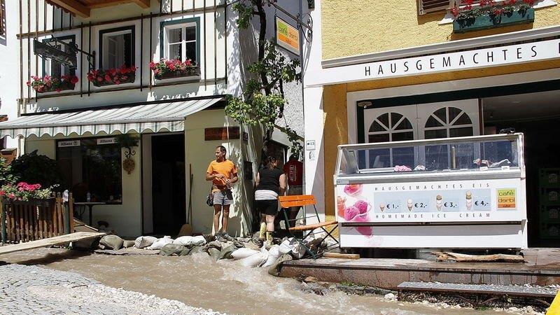 Mure verwüstet Hallstatt