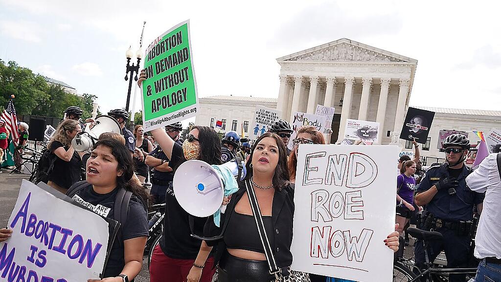 Abtreibungsgegner vor Oberstem Gerichtshof in Washington