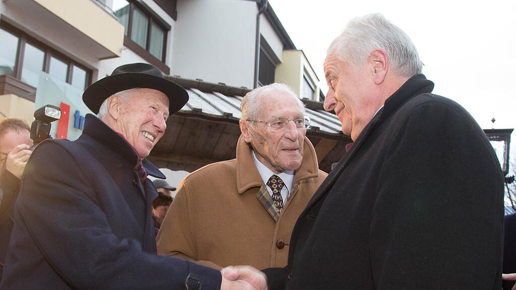 Bundespräsidentenkandidaten Rudolf Hundstorfer in Saalfelden.