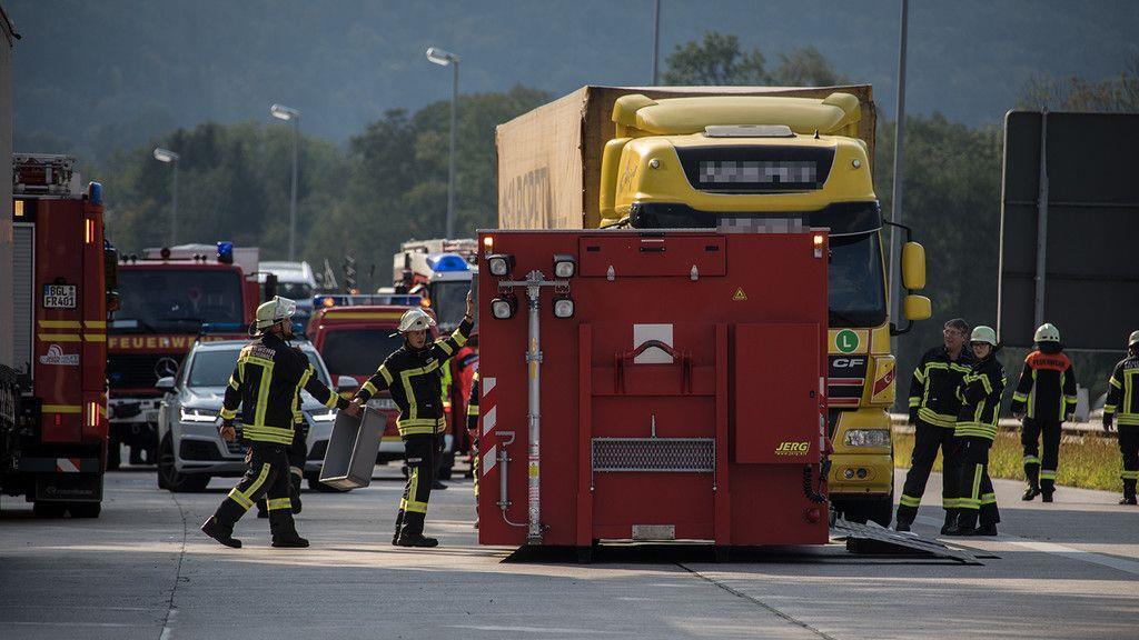 Gefahrguteinsatz am Walserberg