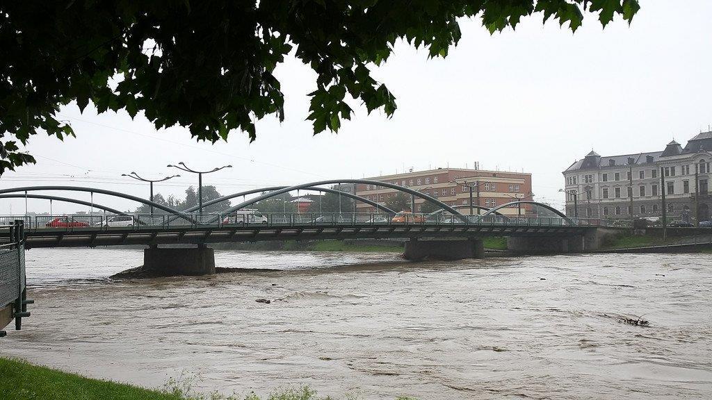 Hochwasser in der Stadt Salzburg II