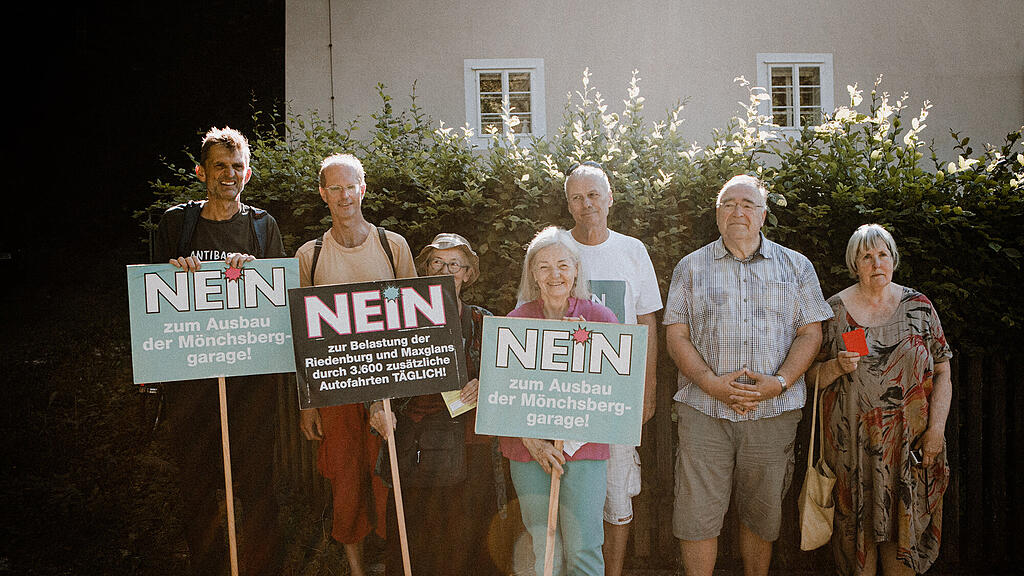 Protest gegen Ausbau der Altstadtgarage