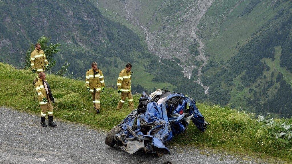 Pkw-Absturz auf der Großglockner Hochalpenstraße