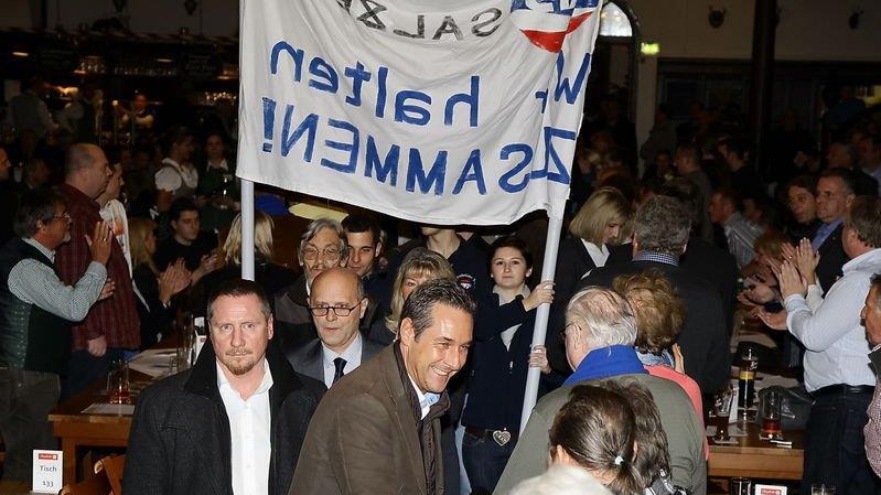H.C. Strache im Stiegl-Keller