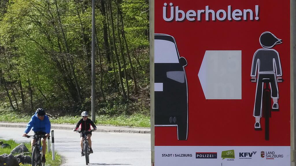 Abstandmessungen, Radfahrer