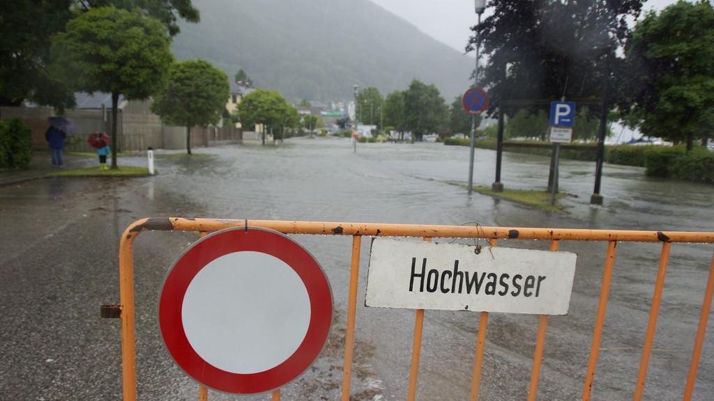 Gmunden überschwemmt