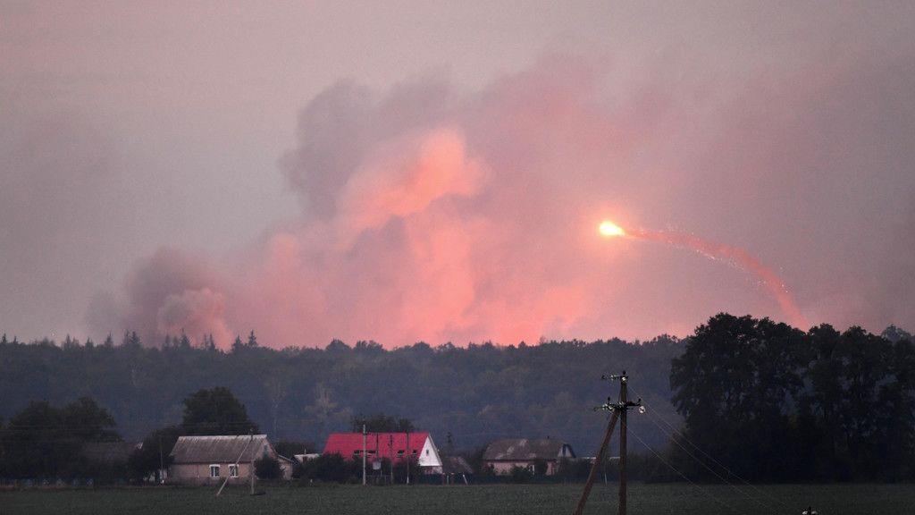 Bilder der Explosion