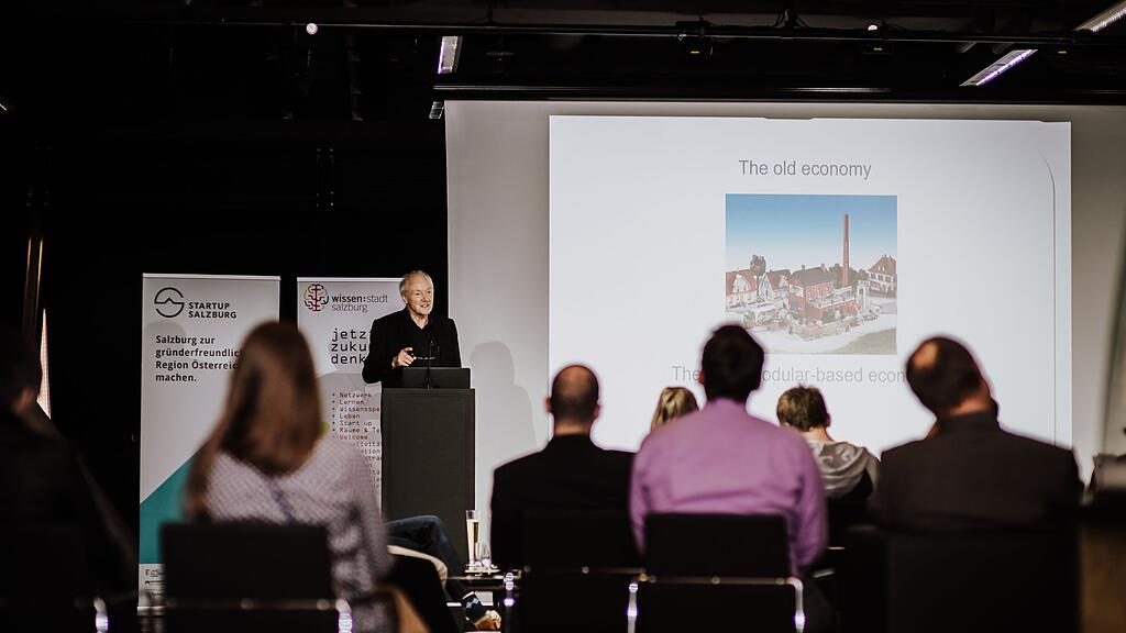 70 Interessierte sind der Einladung gefolgt und haben sich den Vortrag von Günter Faltin angehört.