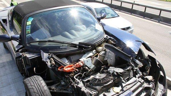 A8: Bilder der Unfallstelle