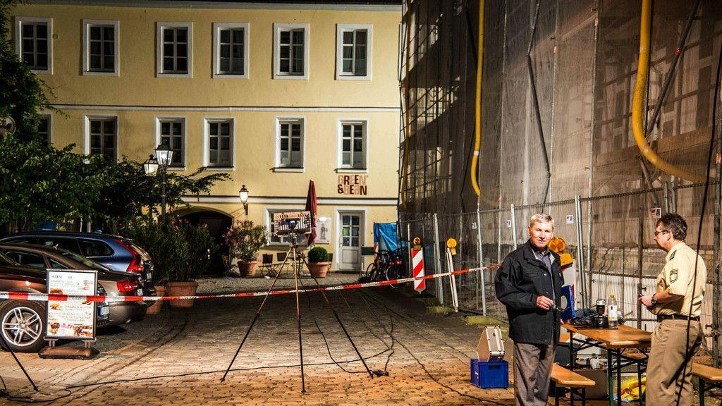 Syrer sprengt sich in Ansbach in die Luft