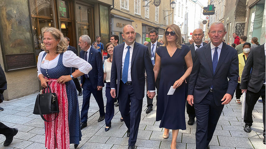 Bulgarischer Pr\u00e4sident in Salzburg