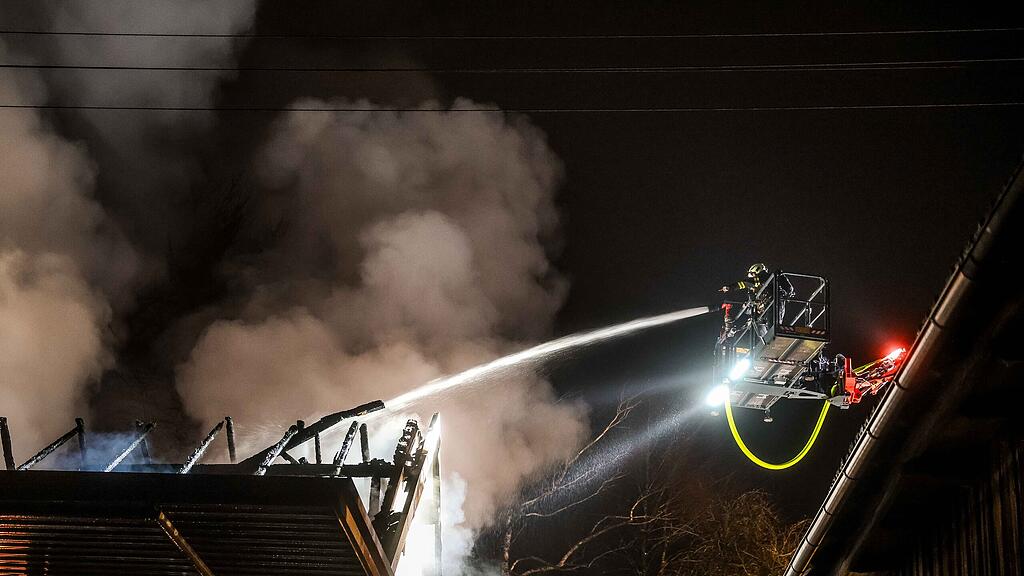 Großbrand in Burgkirchen
