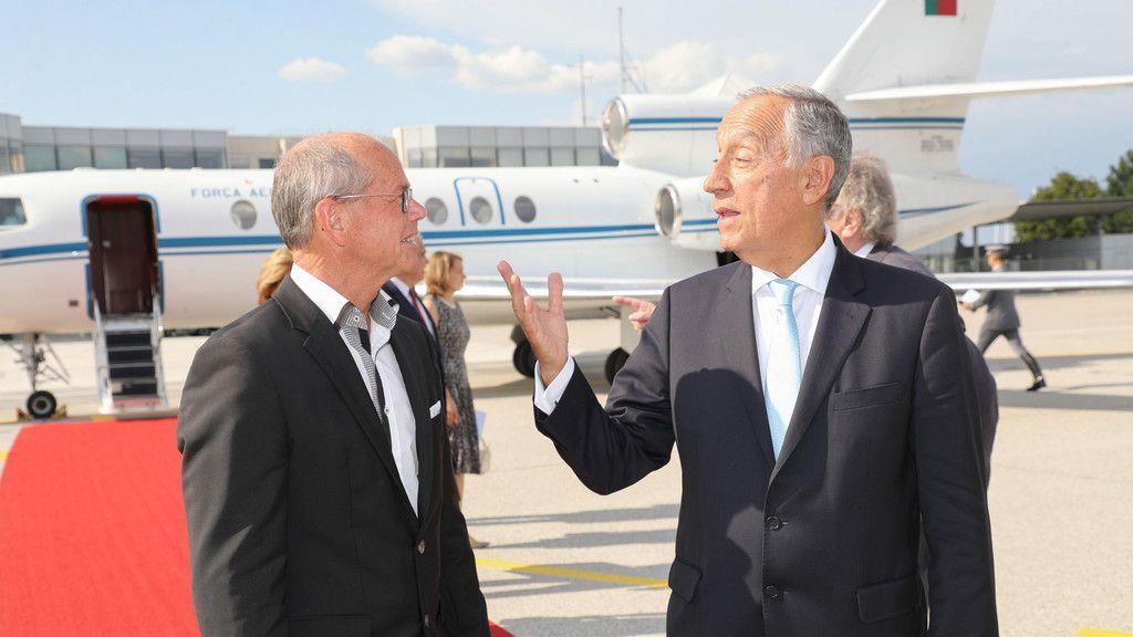 Portugiesischer Präsident in Salzburg empfangen