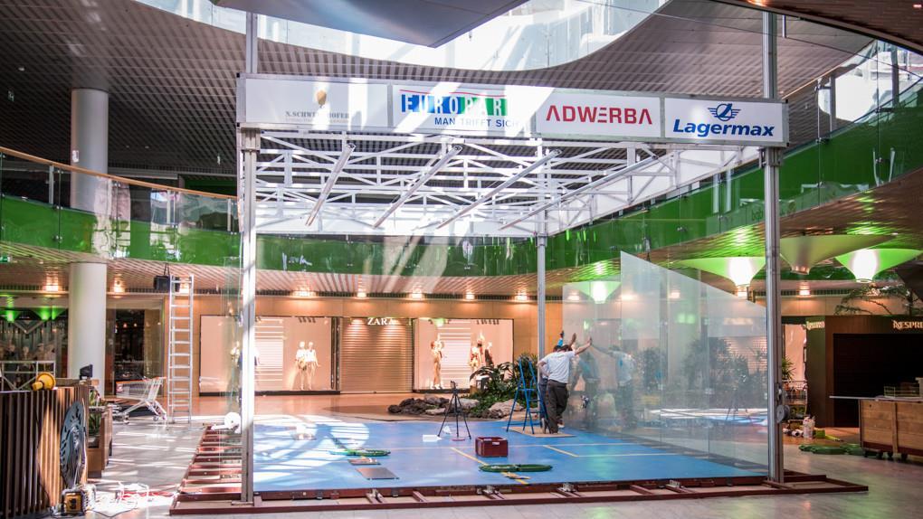 Aufbau Squash-Challenge
