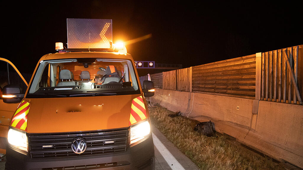 Arbeiter auf A1 erfasst