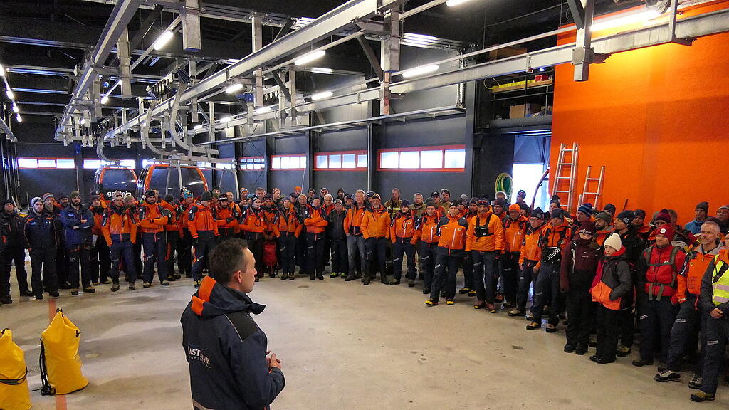 Gondelbahn-Evakuierung: Gasteiner Bergbahnen üben Ernstfall