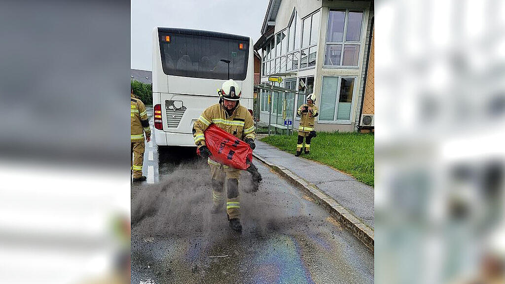 Defekter Bus Thalgau