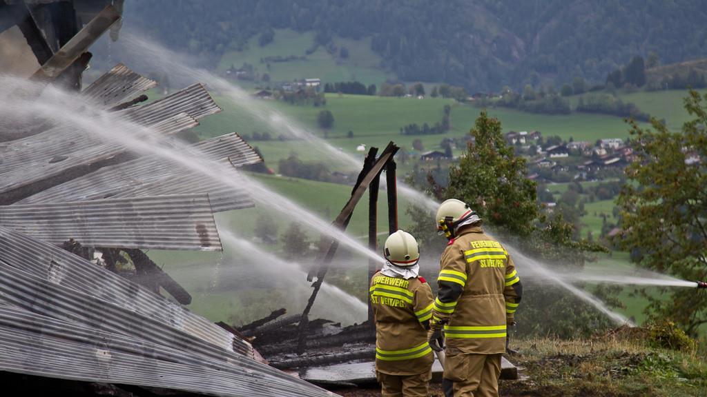 Bauernhof in St. Veit abgebrannt