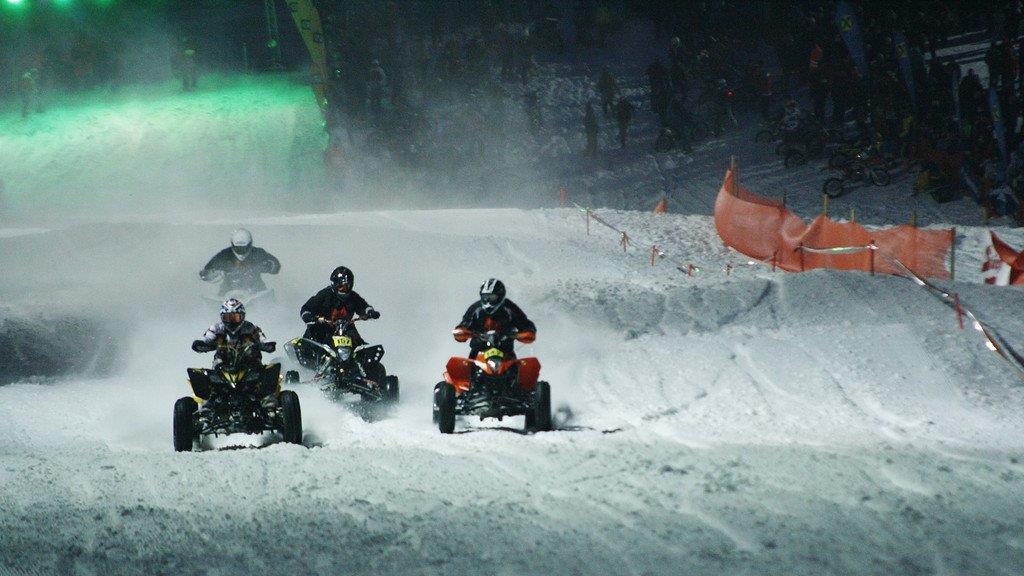 Snow Speedhill Race in Ried