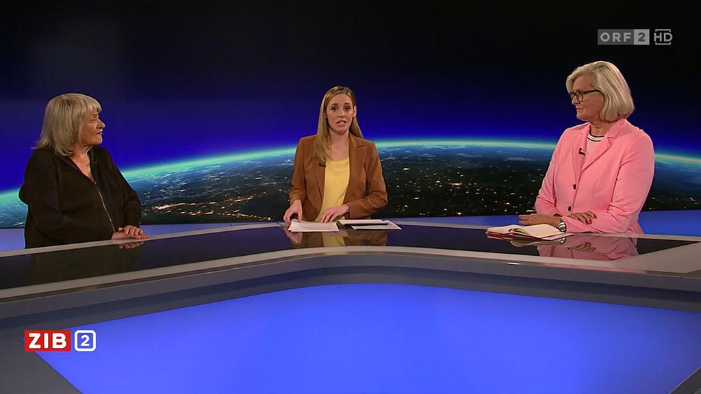 Alice Schwarzer Ursula Plassnik ZiB2
