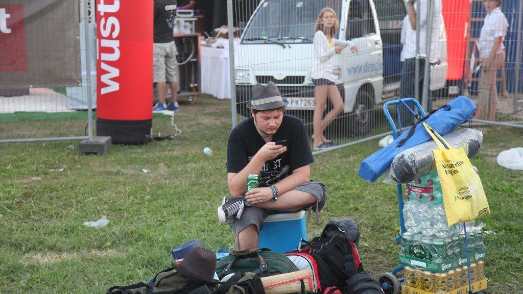 Frequency 2012: Stimmung am Campingplatz