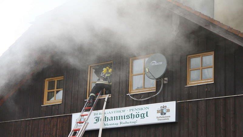 Großbrand in Piding