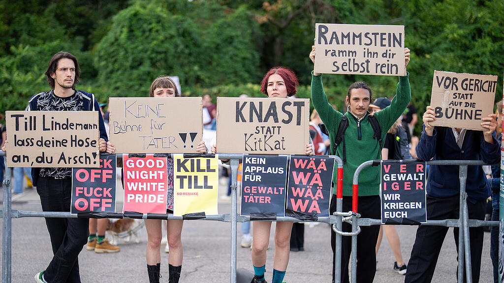 Rammstein-Protest in Wien
