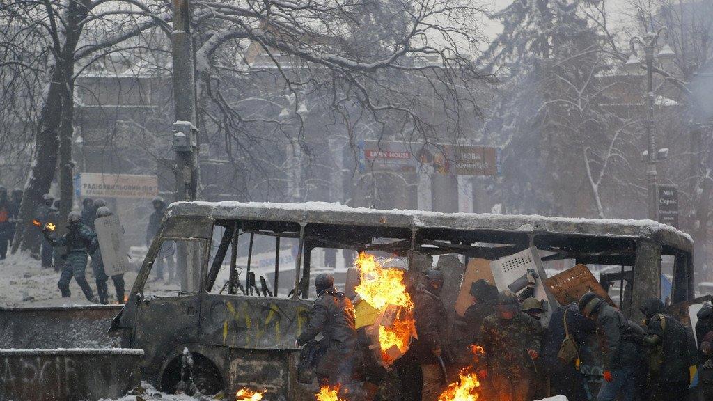 Kiew: Polizei erschießt zwei Demonstranten