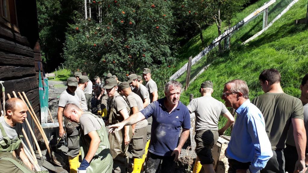 Haslauer zum Lokalaugenschein in Großarl